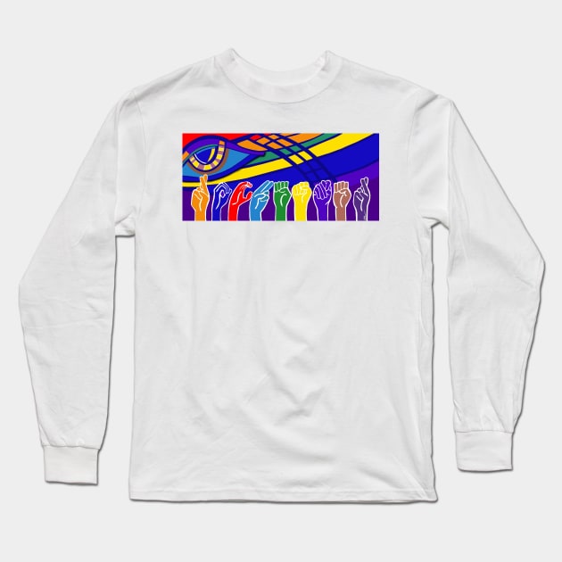 Rochester ASL Long Sleeve T-Shirt by Laurie Rose Art Studio